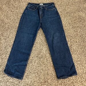 Abercrombie & Fitch Dark Blue High Rise Jeans